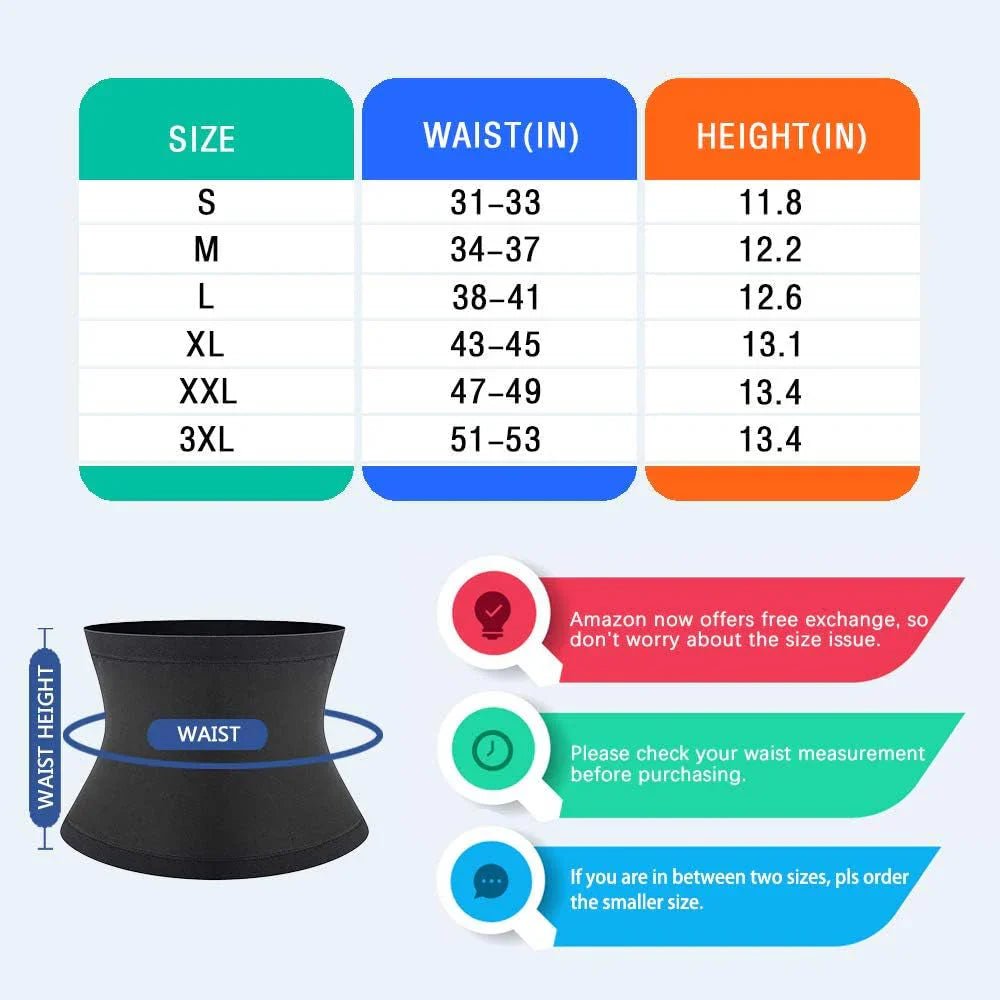 Men's Sauna Waist Trimmer – Sweat Belt for Core Toning & Fat Burning - PlayHard Ramey Style