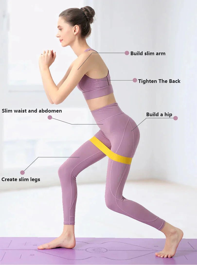 Resistance Bands Set (5-Pack) – Full Body Toning for Home Workouts - PlayHard Ramey Style