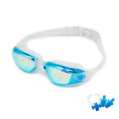 Swimming Goggles for Men & Women – Anti-Fog UV Protection, Waterproof, Adjustable Silicone Swim Goggles for Adults & Kids - PlayHard Ramey Style