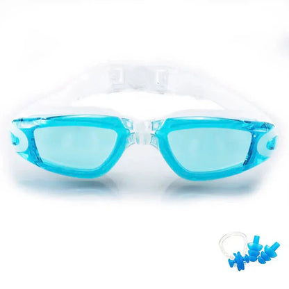 Swimming Goggles for Men & Women – Anti-Fog UV Protection, Waterproof, Adjustable Silicone Swim Goggles for Adults & Kids - PlayHard Ramey Style