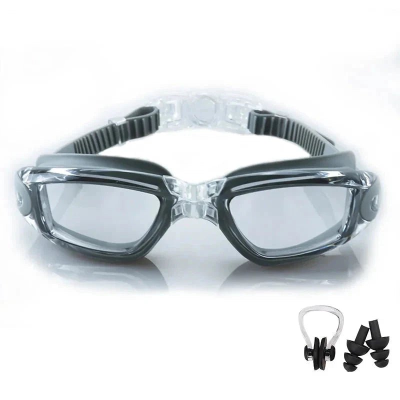 Swimming Goggles for Men & Women – Anti-Fog UV Protection, Waterproof, Adjustable Silicone Swim Goggles for Adults & Kids - PlayHard Ramey Style