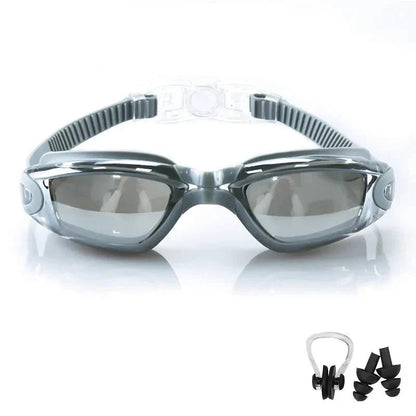 Swimming Goggles for Men & Women – Anti-Fog UV Protection, Waterproof, Adjustable Silicone Swim Goggles for Adults & Kids - PlayHard Ramey Style