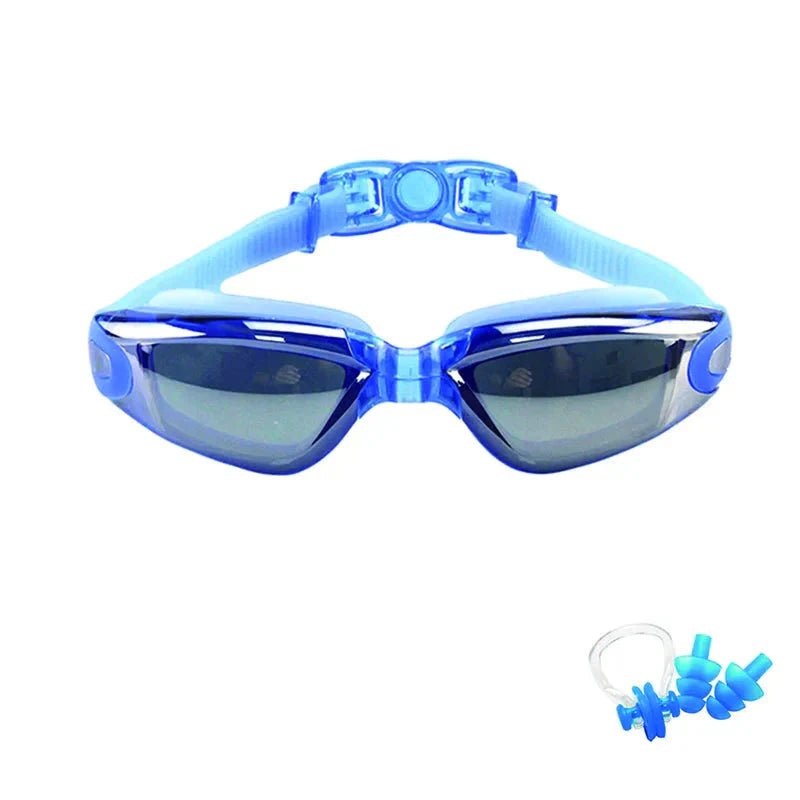 Swimming Goggles for Men & Women – Anti-Fog UV Protection, Waterproof, Adjustable Silicone Swim Goggles for Adults & Kids - PlayHard Ramey Style