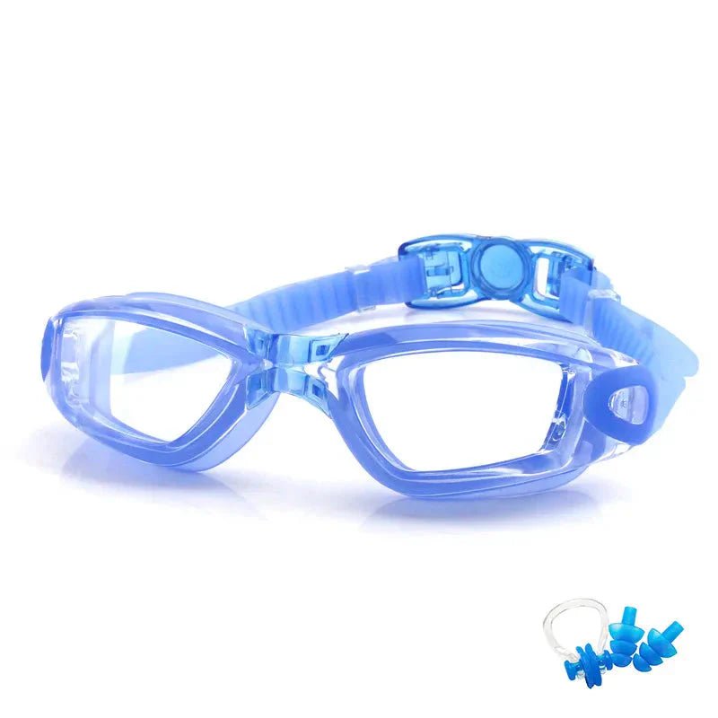 Swimming Goggles for Men & Women – Anti-Fog UV Protection, Waterproof, Adjustable Silicone Swim Goggles for Adults & Kids - PlayHard Ramey Style