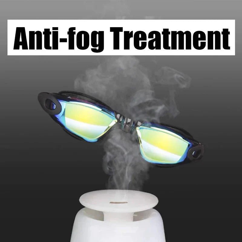 Swimming Goggles for Men & Women – Anti-Fog UV Protection, Waterproof, Adjustable Silicone Swim Goggles for Adults & Kids - PlayHard Ramey Style
