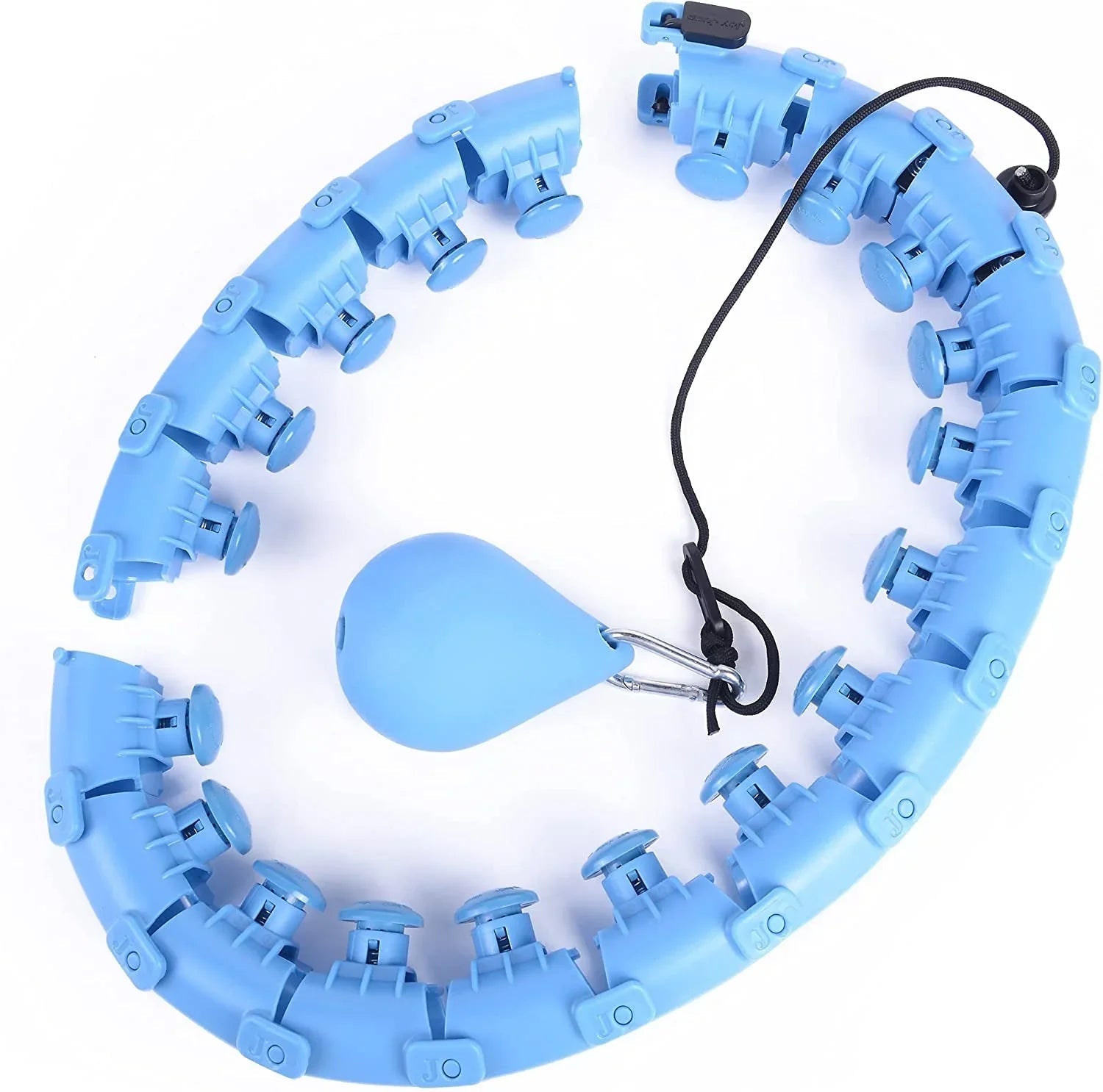 Weighted Hula Hoop for Adults – Adjustable Core Trainer for Weight Loss - PlayHard Ramey Style