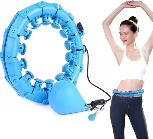 Weighted Hula Hoop for Adults – Adjustable Core Trainer for Weight Loss - PlayHard Ramey Style