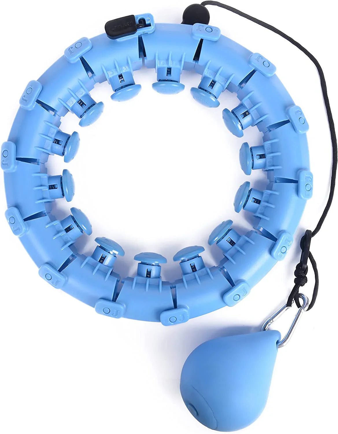 Weighted Hula Hoop for Adults – Adjustable Core Trainer for Weight Loss - PlayHard Ramey Style