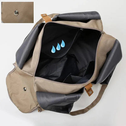 Women'S Multi-Purpose Sports Bag - Waterproof with Shoe Pocket for Yoga, Gym, and Travel - PlayHard Ramey Style